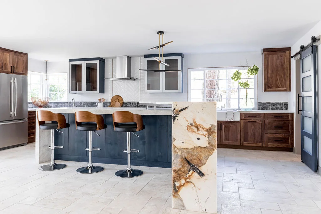 a modern houston kitchen showcases a sleek, functional layout with strategically placed appliances, emphasizing ergonomic design and energy efficiency under soft, ambient lighting. portfolio dream kitchen 9