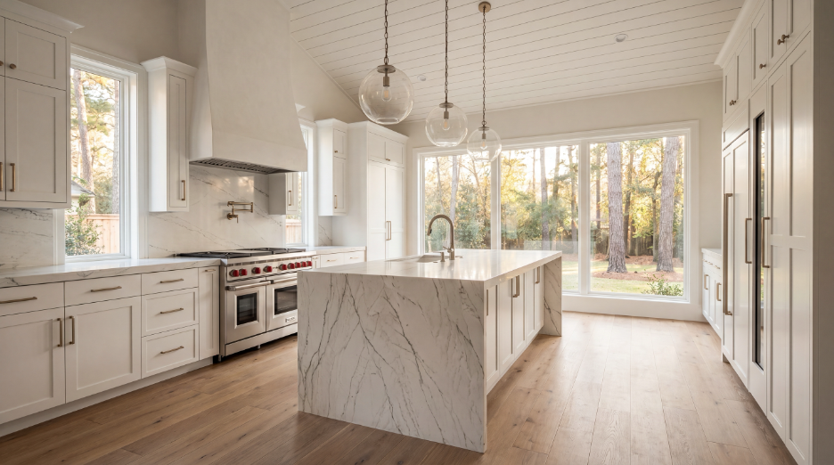 Luxury kitchen remodel reveal — The Woodlands, TX — Keechi Creek Builders